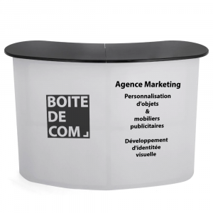 Comptoir publicitaire personnalisé