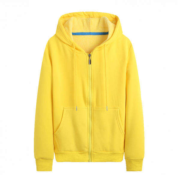 Sweat à capuche logo personnalisé avec fermeture éclair unisexe – Image 4