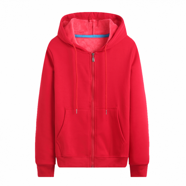 Sweat à capuche logo personnalisé avec fermeture éclair unisexe – Image 6